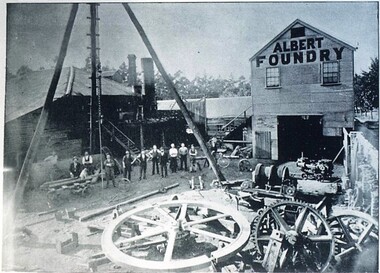 Postcard - Card Box Photographs, Albert Foundry