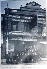 Postcard - Card Box Photographs, Stansfield and Smith's Warehouse, 64 Lydiard Street North