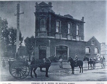 Photograph - Card Box Photographs, Premises of E. Mares, 30 Skipton Street