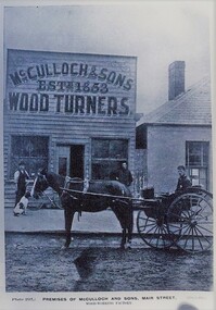Postcard - Card Box Photographs, Premises of McCulloch and Sons, Mair Street
