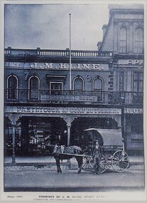 Postcard - Card Box Photographs, J.M. Kline's Bakeries.  Ballarat