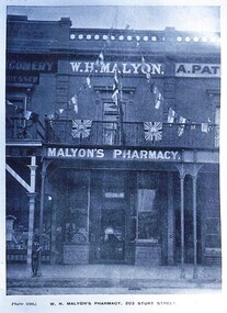 Postcard - Card Box Photographs, W.H. Malyon's Pharmacy, 203 Sturt Street