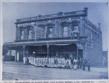 Postcard - Card Box Photographs, Establishment of Allchin Bros. (Late Allchin, Morrell & Co.), Doveton Street