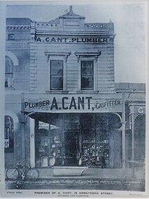 Postcard - Card Box Photographs, Premises of A. Cant, 18 Armstrong Street