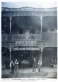 Postcard - Card Box Photographs, Establishment of C. Robinson, Sturt Street. Ballarat