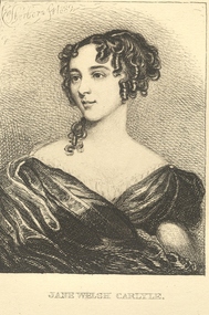 A woman with curly hair