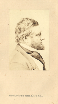 Peter Lalor M.L.A.