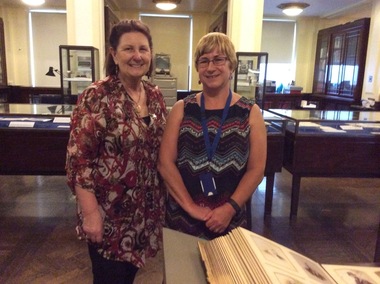 Digital Photograph, Dorothy Wickham with Sue Snell at the Freemason's Library London, 2016, 18/09/2016