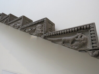 Photograph - Digital Photograph, Step ends from the Palazzo Gondi, Victoria and Albert Museum, London, 1490-1501