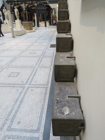 Photograph - Colour, Dorothy Wickham, Step ends from the Palazzo Gondi, Victoria and Albert Museum, London, 2017