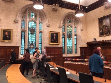 Digital photograph, Dorothy Wickham, Court Room, Supreme Court, London, 2016, 09/2016