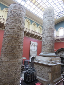 Digital photograph, Dorothy Wickham, Trajan's Columns, Victoria & Albert Museum, London, 2016, 09/2016
