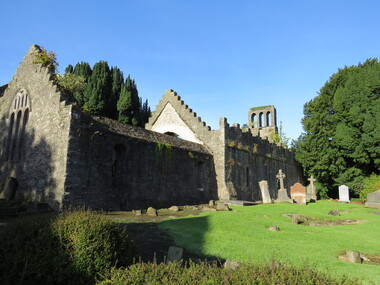 Digital photograph, Gravestones at Malahide Castle, Ireland, 2016, 09/2016