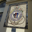 A shell and tile mosaic