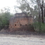 brick remnants along a road