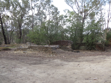 Mining remains in the landscape