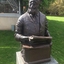 statue of the bust of a man