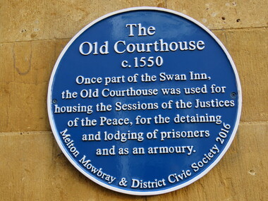 Digital Photograph, Old Courthouse, Melton Mowbray, UK