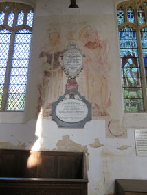 Digital Photograph, Wall paintings, Heydon Church, United Kingdom, 10/2016