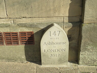Digital Photograph, Milestone, Ashbourne, UK