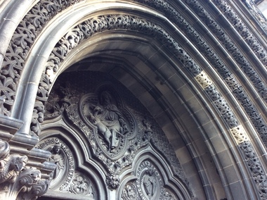 Digital Photograph, Archway, St Giles Cathedral, Edinburgh, Scotland, 10/2016