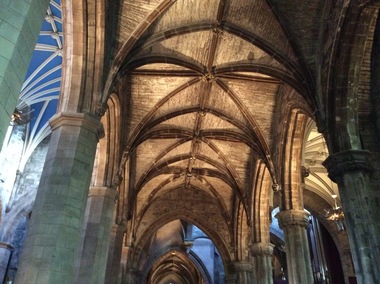 Digital Photograph, Dorothy Wickham, Interior, St Giles Cathedral, Edinburgh, Scotland, 10/2016