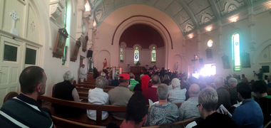People inside St Brigid's Crossley