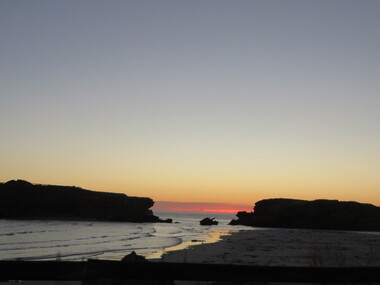 Photograph - Colour, Clare Gervasoni, Sunset Looking Towards Middle Island, Warrnambool, 2016, 24/12/2016