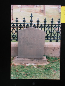 An headstone in Ballaarat Old Cemetery