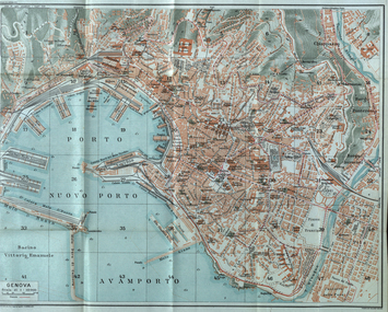 Map, Genoa, 1924, 1924