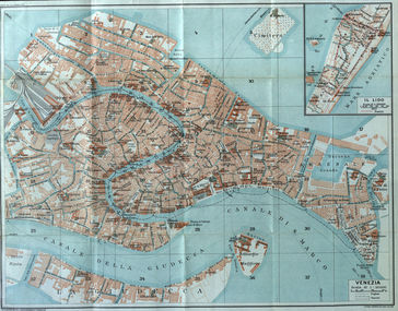 Map, Venezia (Venice), 1924