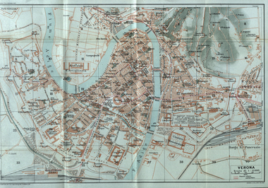 Map, Verona, 1924