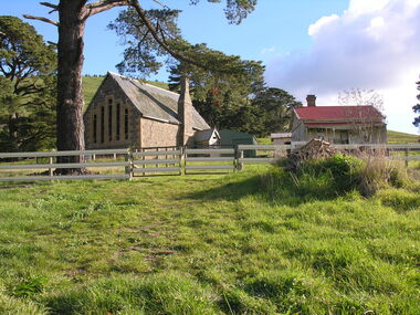 Photograph - Photograph - Colour, Clare Gervasoni, Former School at Weatherboard, Victoria, c2010