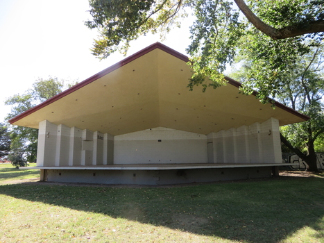 Brutalist soundshell