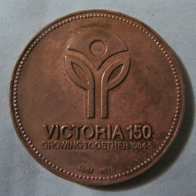 Photograph - Photograph - Colour, Victoria 150 Medallion