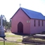 Weatherboard chapel in a cemetery