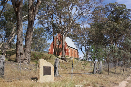 A church and memorial