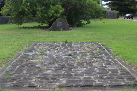 A bluestone floor