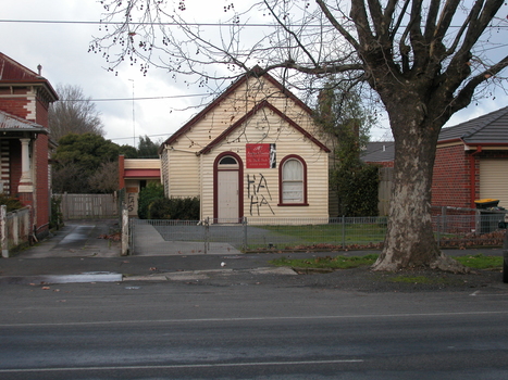 Old weatherboard hall