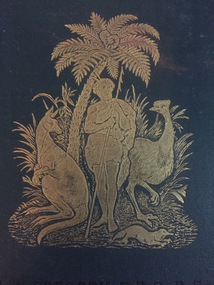 Photograph - Photograph - Colour, Aborigine with Kangaroo and Emu