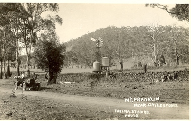 Photograph - Postcard, Thelma Studios, Mount Franklin Near Daylesford