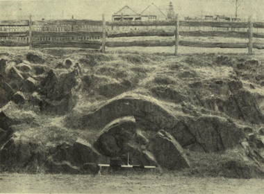 Photograph - Image, Anticlinal Fold, Lyttleton Street, Castlemaine, c1880, c1880