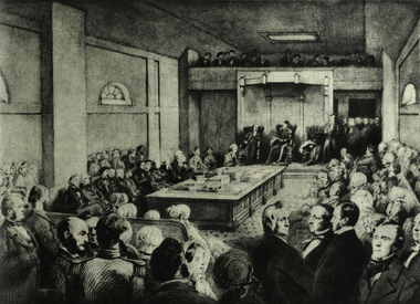 Photograph - Image, First Legislative Council of Victoria, 1851, 1851