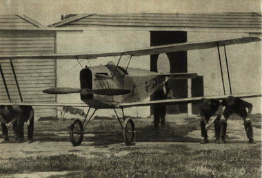 Image, Bert Hinkler's First Aeroplane