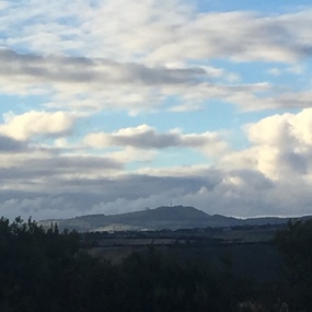 Photograph - Photograph - Colour, Mount Buninyong from the Melbourne to Ballarat Train, 2017, 2017