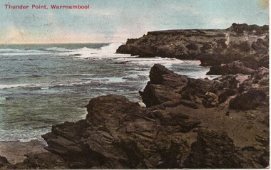 Photograph - Postcard, Thunder Point, Warrnambool