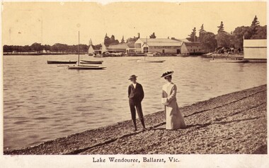 Photograph - Black and White, Lake Wendouree, Ballarat