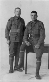 Photograph - Photograph - Black and White, John Joseph Gervasoni and Friend
