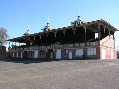 Digital photograph, Grandstand, City Oval, Ballarat