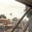 A number of people at a recreation of the Eureka Stockade